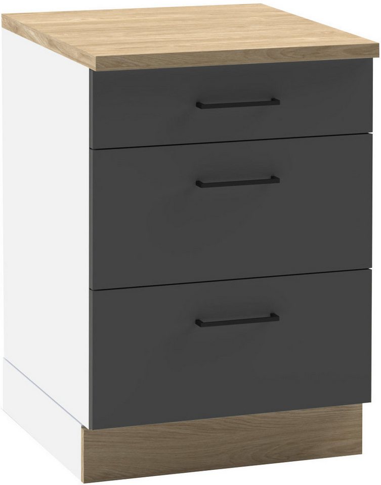 KOCHSTATION Unterschrank KS-Kolari (1-St) Maße (B/T/H): 60,1 x 60 x 88 cm Bild 2