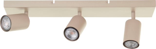 Brilliant Deckenstrahler Jello, LED wechselbar, Warmweiß, GU10 LED inkl., 350 lm, 3000 K, schwenkbar, Metall, champagnerfarben