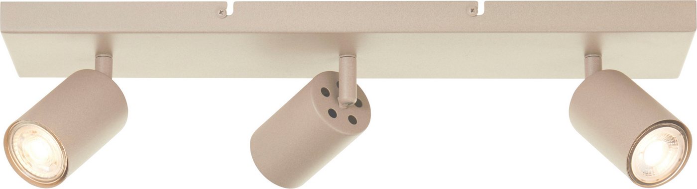 Brilliant Deckenstrahler Jello, LED wechselbar, Warmweiß, GU10 LED inkl., 350 lm, 3000 K, schwenkbar, Metall, champagnerfarben Bild 3