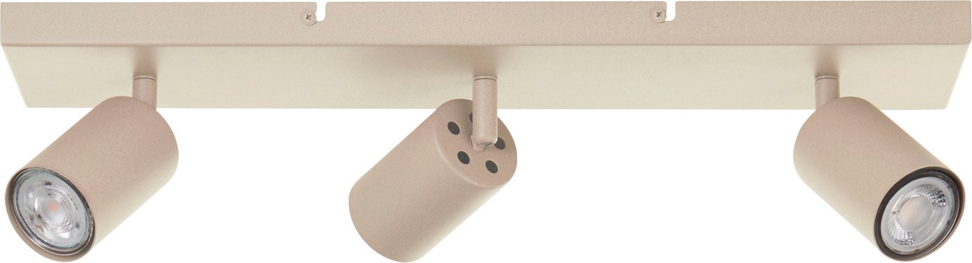 Brilliant Deckenstrahler Jello, LED wechselbar, Warmweiß, GU10 LED inkl., 350 lm, 3000 K, schwenkbar, Metall, champagnerfarben Bild 5