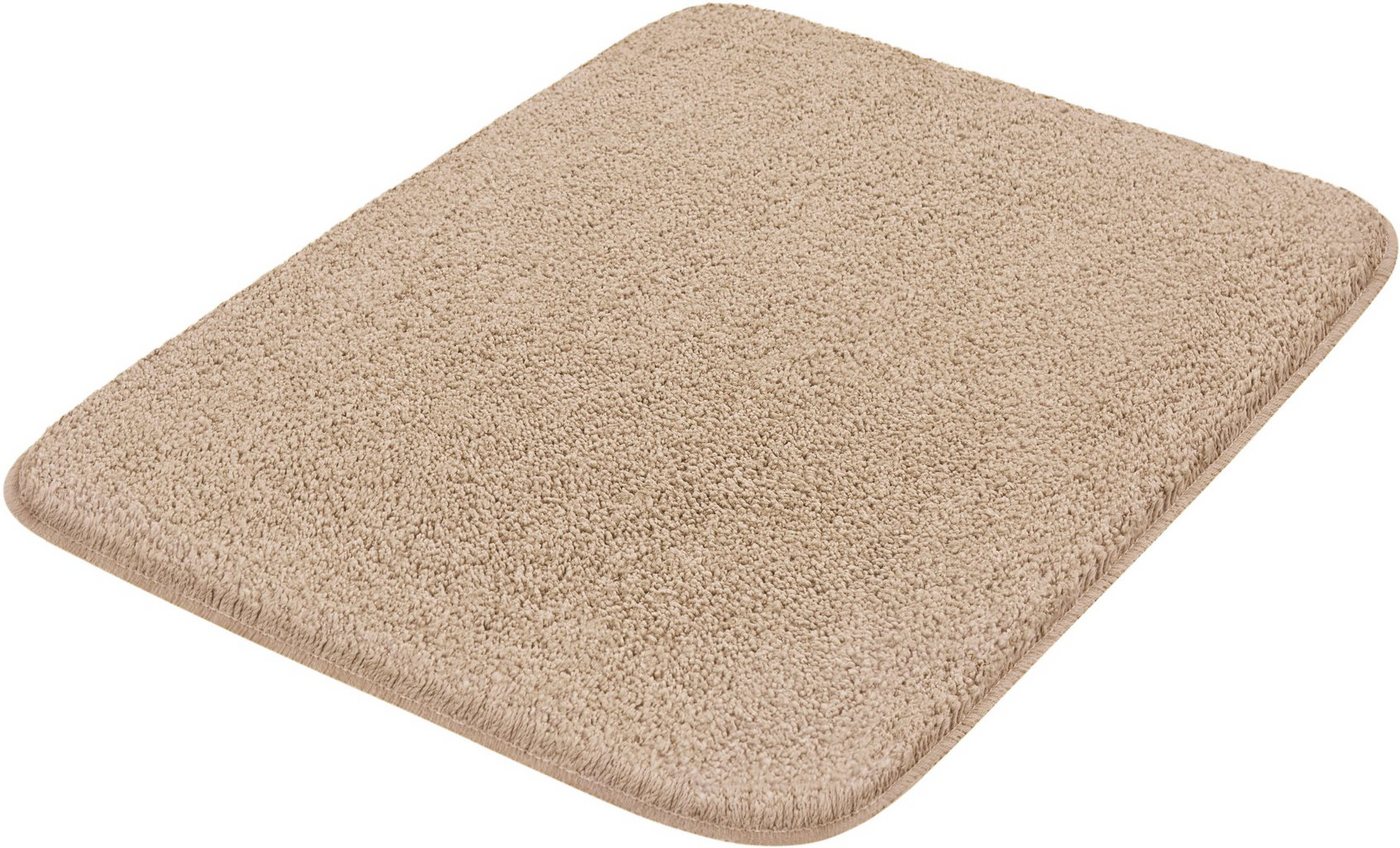 MEUSCH Badematte Super Soft, Höhe 23 mm, rutschhemmend beschichtet, strapazierfähig, fußbodenheizungsgeeignet, Polyacryl, quadratisch, WC Vorleger mit Ausschnitt, Badteppich, Uni Farben, besonders flauschig & weich, waschbar Bild 2