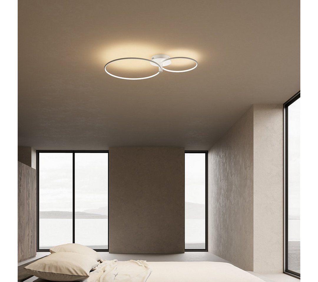 Neona LED Deckenleuchte ORPHEUS Weiß, LED fest integriert, Warmweiß Bild 4