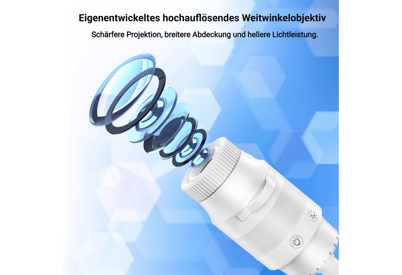 VIVIHEYDAY LED-Sternenhimmel Galaxy Projector Night Light, Sternenhimmel Projektor, für Auto, Schlafzimmer, Nachtlicht Sternenhimmel Galaxy Projektor, Geschenke für Kinder Erwachsene Bild 2
