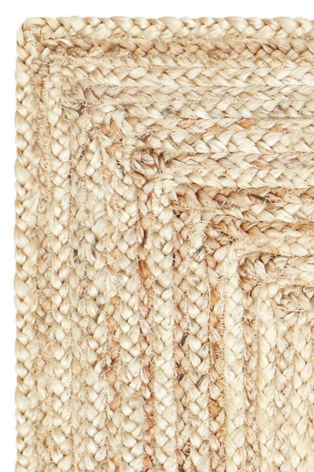 Marrakesch Orient & Mediterran Interior Teppich Jute-Läufer Nora handgefertigt aus Jute in Natur-Beige 110 cm im Trend, Höhe: 10 mm, Handarbeit Bild 5