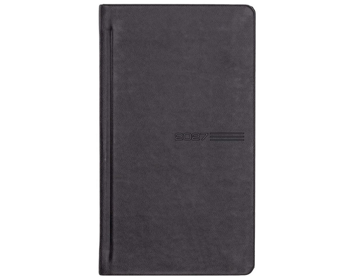GÜSS Kalender Taschenkalender Taschenkalender 8,7x15,3cm 1 Woche/2 Seiten schwarz 2027 Bild 2