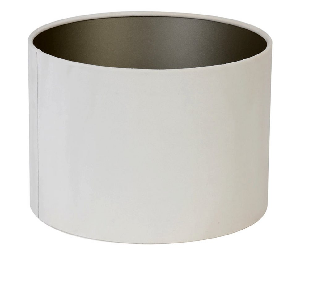 Dirk Davids Leuchten GmbH Lampenschirm Lampenschirm Zylinder in Velours Creme weiß 30-30-21cm, Zeitlose Eleganz Bild 2