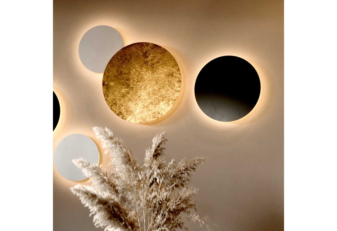 s.luce Wandleuchte Indirekte LED Wandlampe & Deckenleuchte Cloud Weiß, Warmweiß Bild 2