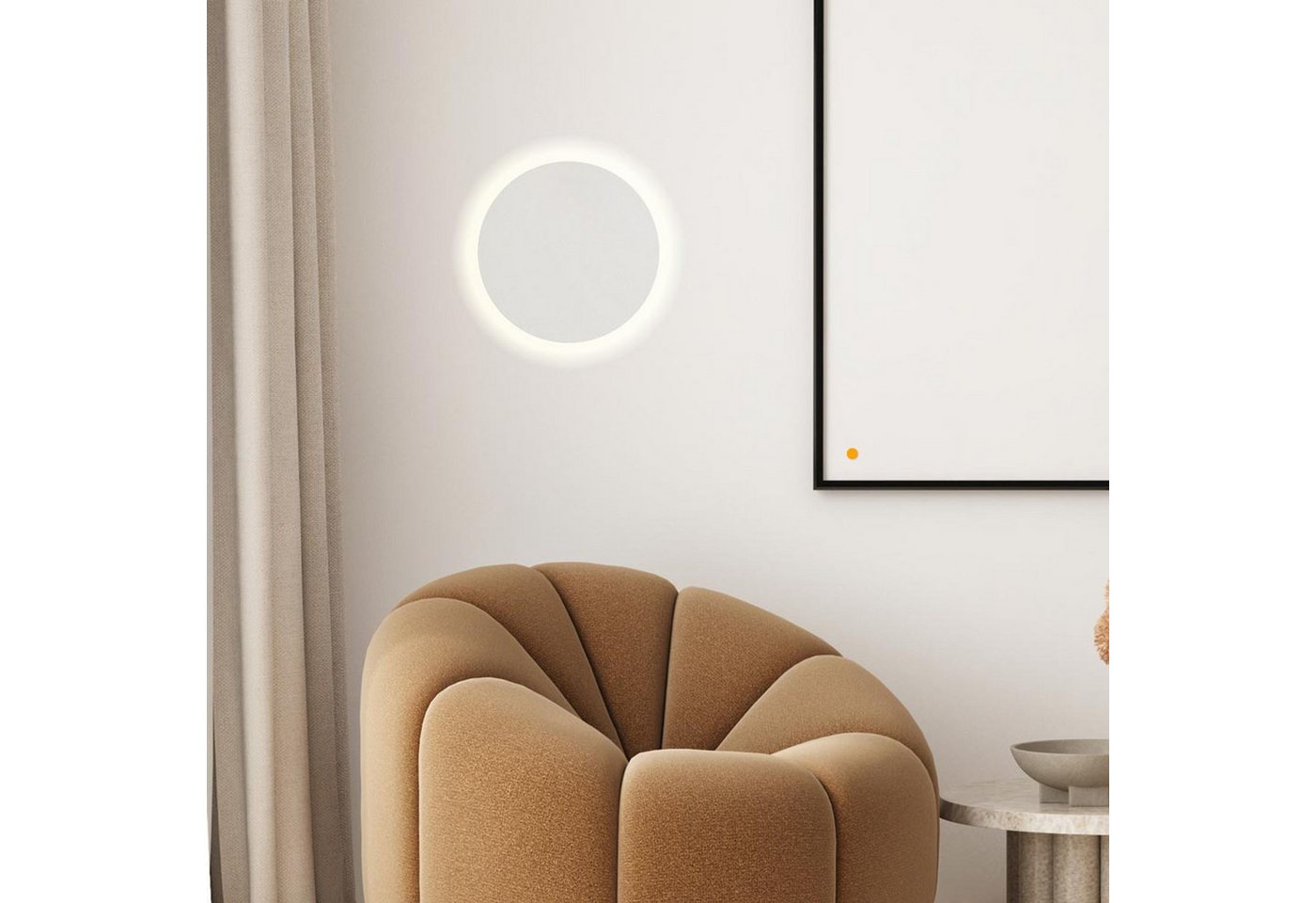 s.luce Wandleuchte Indirekte LED Wandlampe & Deckenleuchte Cloud Weiß, Warmweiß Bild 3