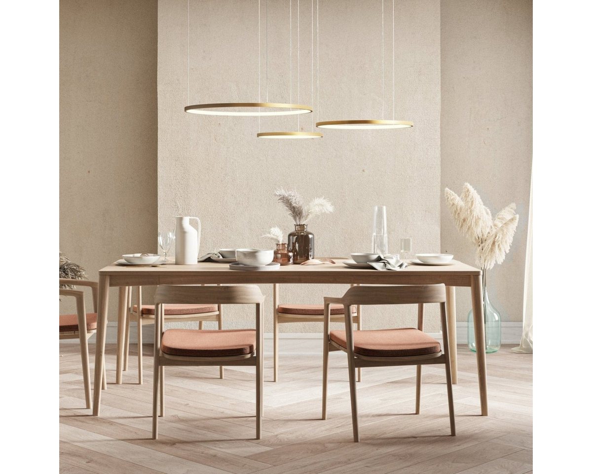 Neona LED Deckenleuchte CAECILIA Gold, Dimmbar per Fernbedienung, mit Memory-Funktion, LED fest integriert, Warm- und Kaltweiß Bild 3