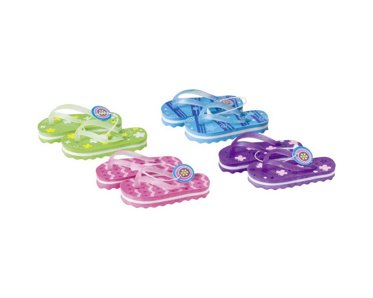 BRUNNEN Radiergummi Radierer FlipFlops 4x3cm farbig sortiert