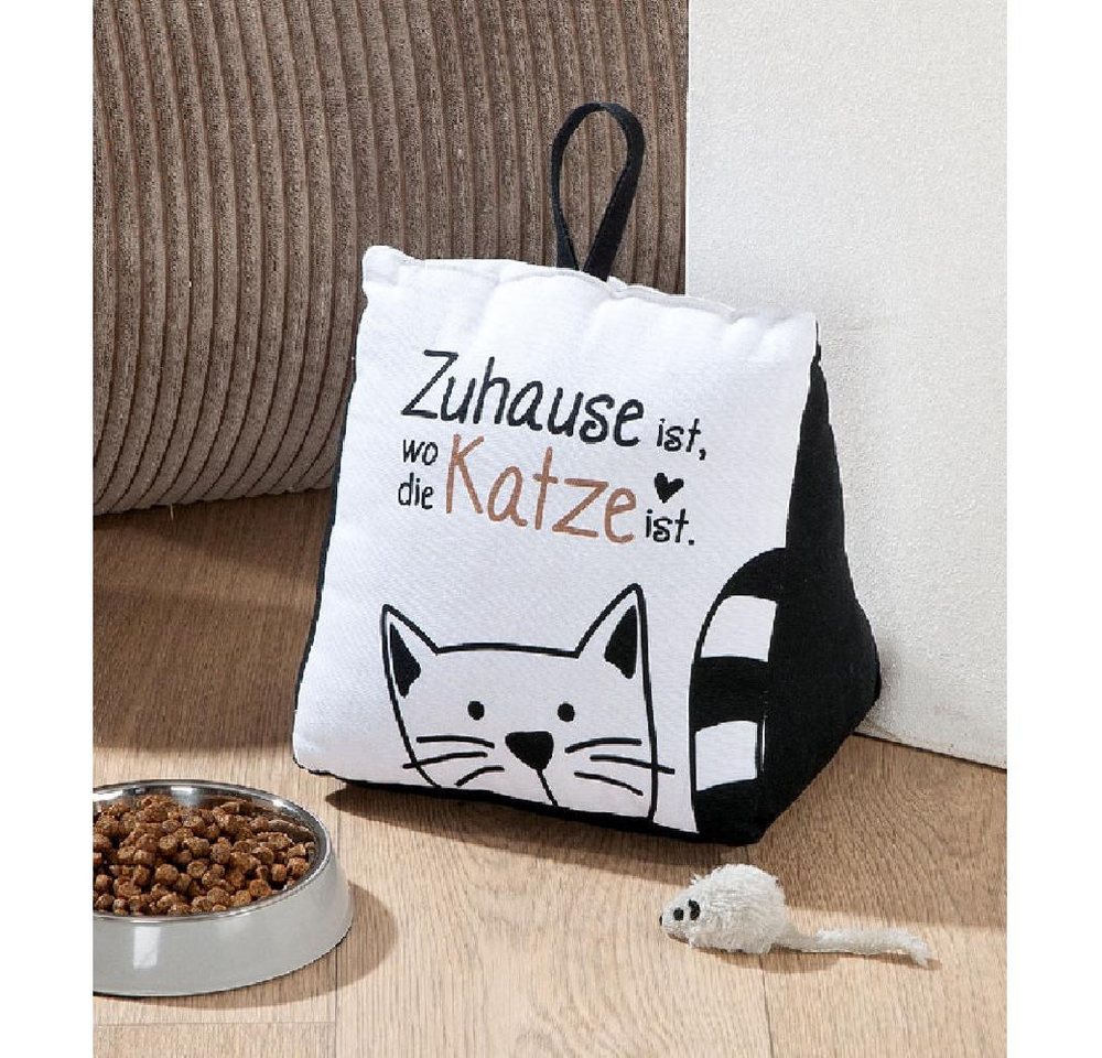 GILDE Türstopper Türstopper Dreieck Katzenbande Zuhause ist