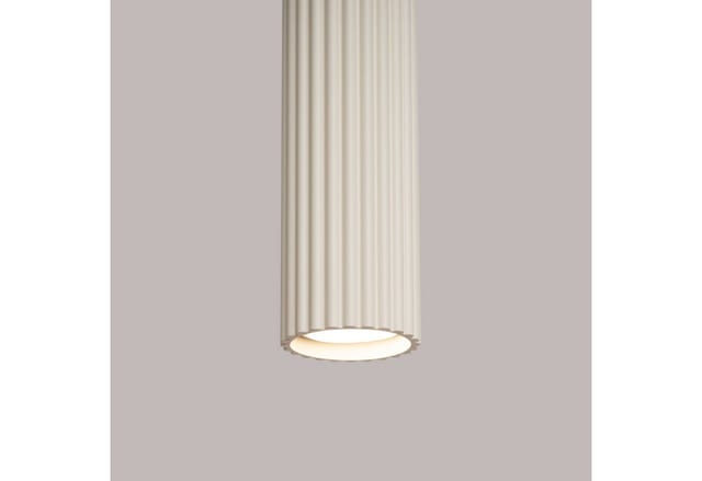 SOLLUX lighting Hängeleuchte Pendelleuchte Karbon 1 Beige, Nicht enthalten