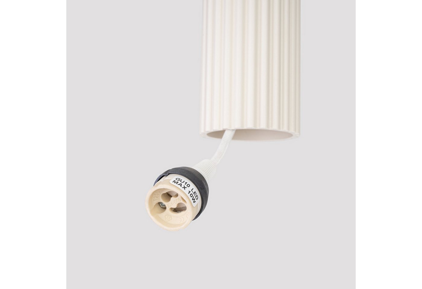 SOLLUX lighting Hängeleuchte Pendelleuchte Karbon 1 Beige, Nicht enthalten Bild 4