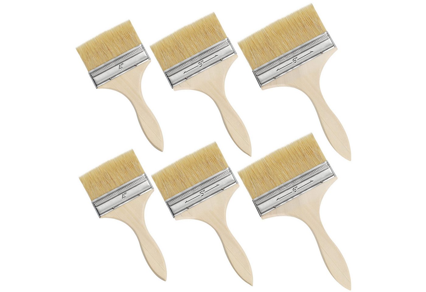 Kurtzy Malpinsel Kurtzy Holz Pinsel 20er Set für Farbe Lack Beizen Bild 3