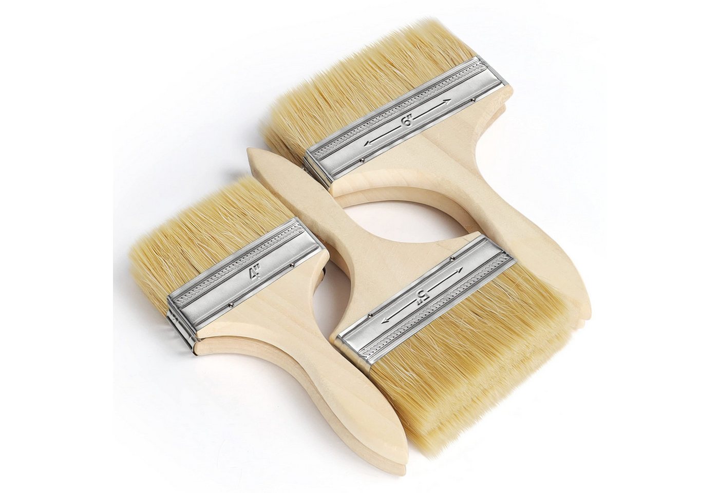 Kurtzy Malpinsel Kurtzy Holz Pinsel 20er Set für Farbe Lack Beizen Bild 4