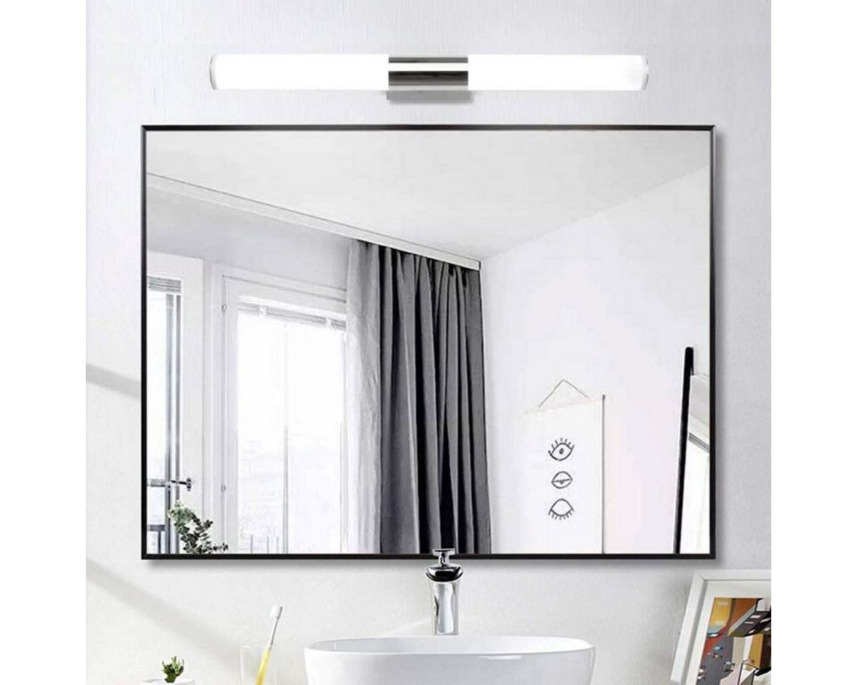 EVERY LED Spiegelleuchte Spiegellampe Bad Schminklicht Badezimmerbeleuchtung, IP44, 900lm, LED fest integriert, 4000K - Neutralweiß, Aus Edelstahl + ABS, Spiegelleuchte für Badezimmer