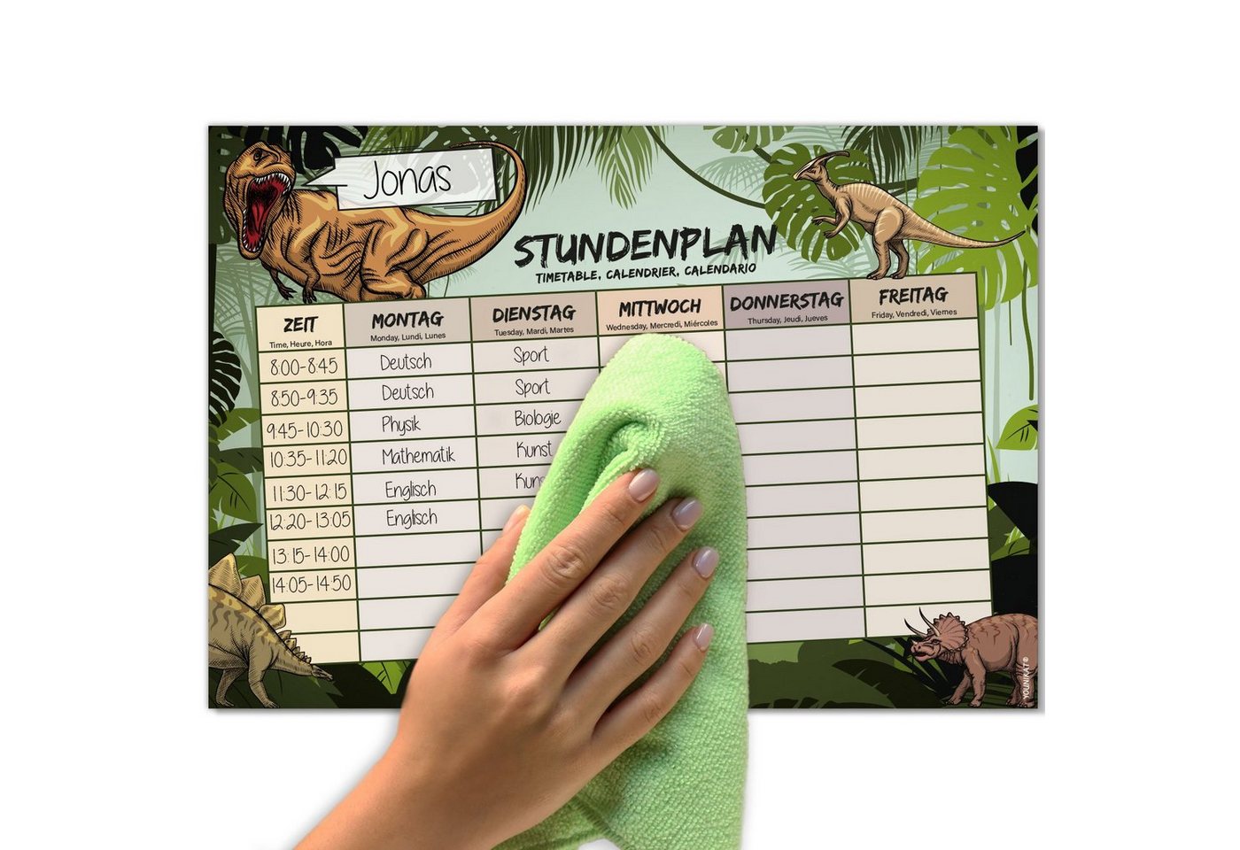 younikat Schülerkalender Dino Stundepläne