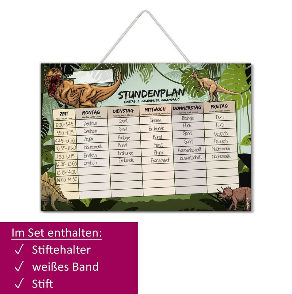 younikat Schülerkalender Dino Stundepläne Bild 3