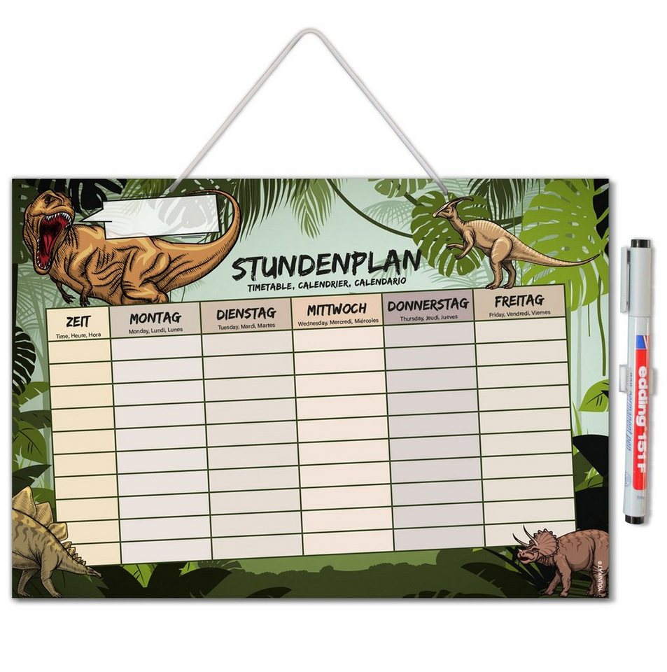 younikat Schülerkalender Dino Stundepläne Bild 4