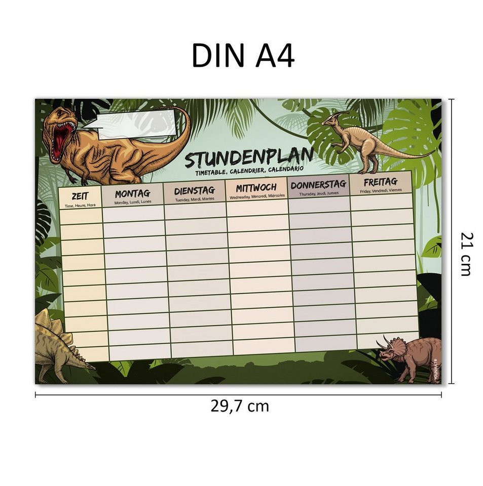 younikat Schülerkalender Dino Stundepläne Bild 5