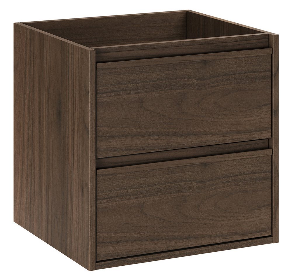 Lomadox Waschbeckenschrank VERZUOLO-56-WALNUT 50 cm breit in Walnuss Bild 3
