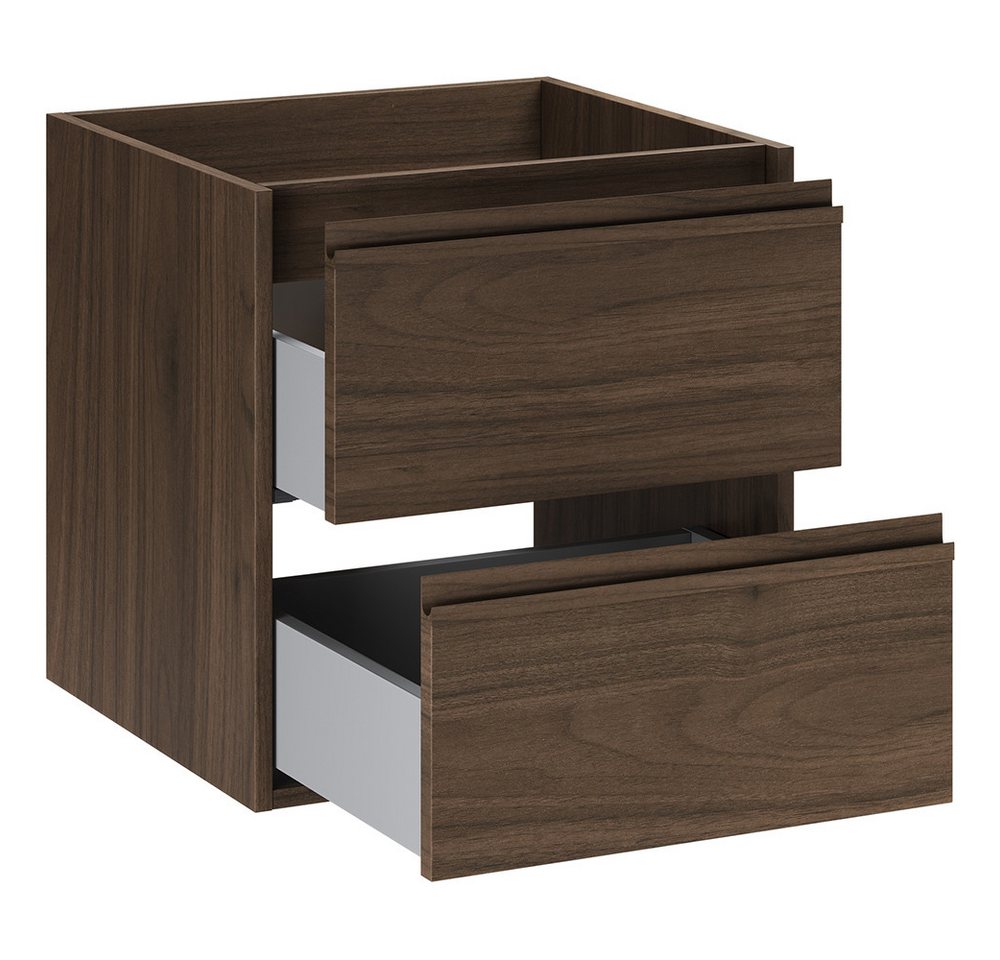 Lomadox Waschbeckenschrank VERZUOLO-56-WALNUT 50 cm breit in Walnuss Bild 4