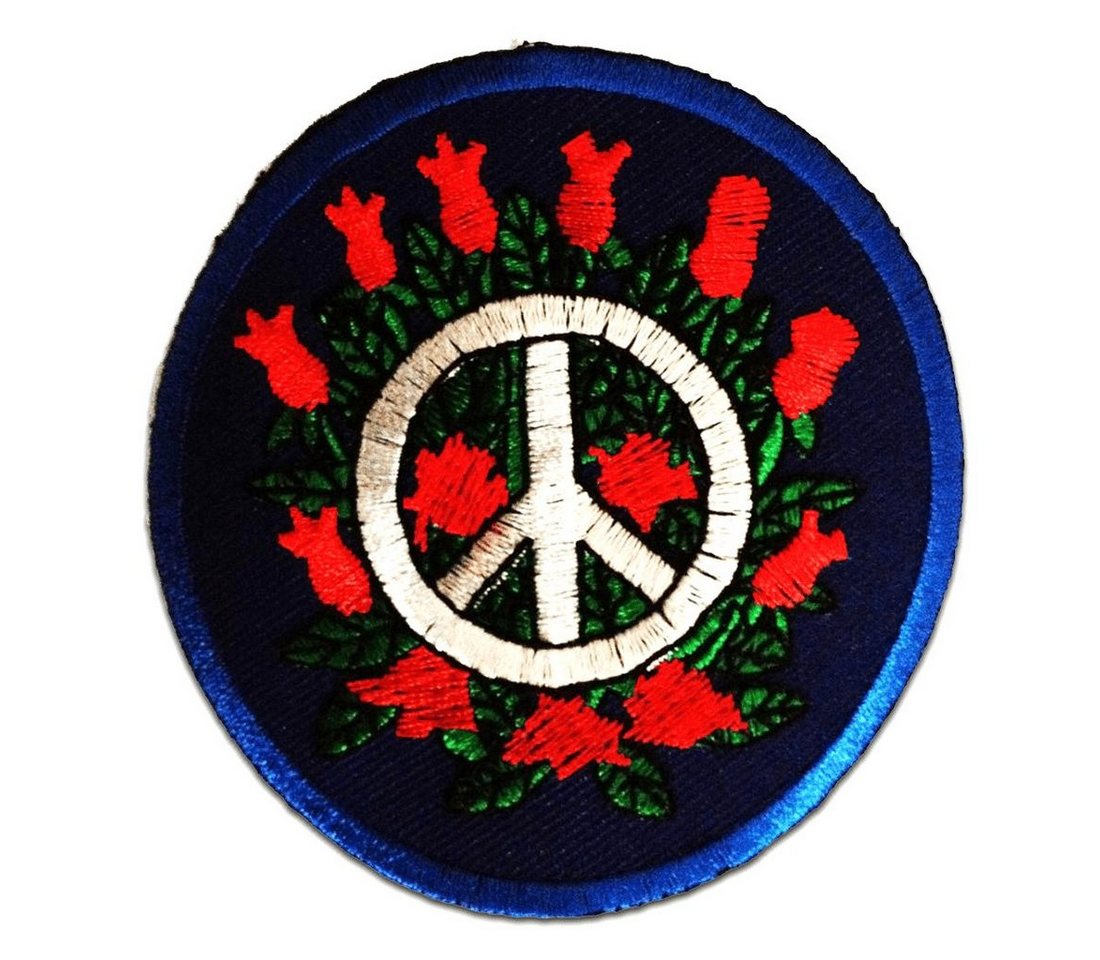 Catch the Patch Aufn äher Bügelbild, Aufbügler, Applikationen, Patches, Flicken, zum aufbügeln, Polyester, Peace Victory - Größe: Ø 7,5 cm Bild 3