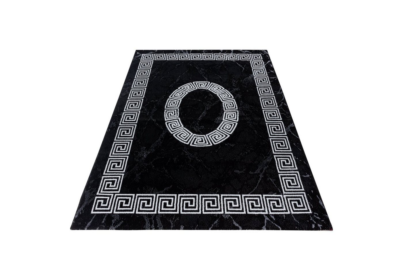 Teppium Teppich Mäander-Design, Rechteckig, Höhe: 6 mm, Modern Kurzflor Teppich Wohnzimmer Mäander Design Pflegeleicht Bild 3