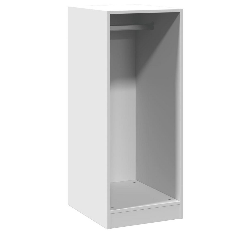 vidaXL Regal 41 x 48 x 102 cm Regal mit Kleiderstange Garderobe Weiß 48x41x102 cm Bild 2