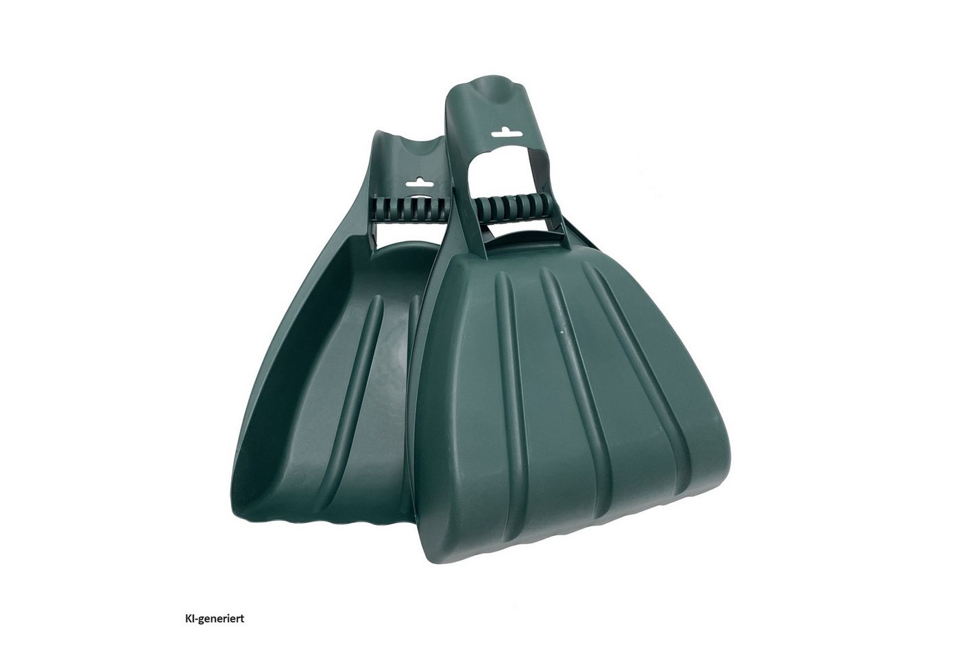 HTI-Living Laubsammler Laubgreifer 2-teilig Nessa Grün, (Stück, 2-St., je eine Schaufel für die rechte und linke Hand), Laubsammler Laubschaufel 1 Paar