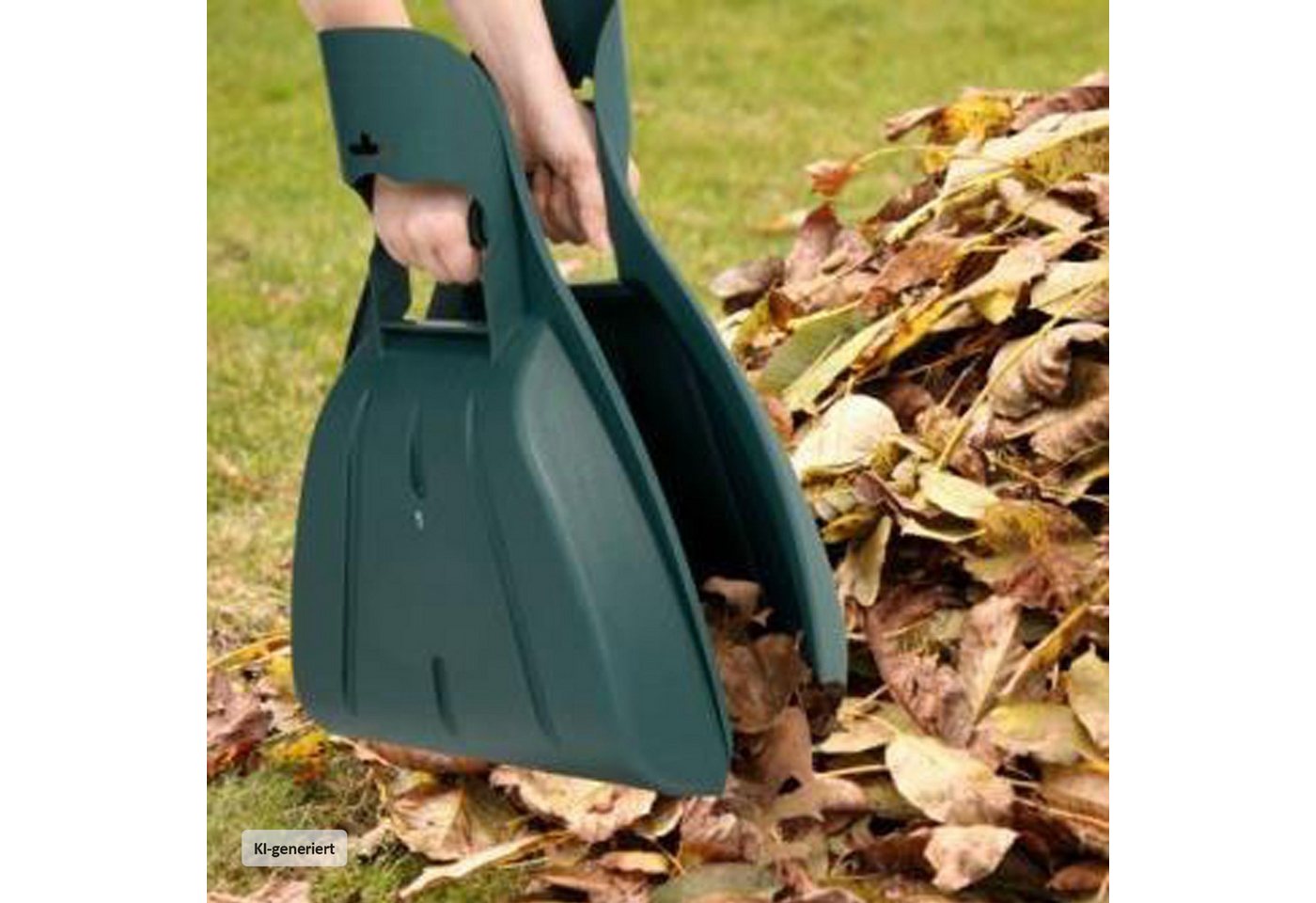 HTI-Living Laubsammler Laubgreifer 2-teilig Nessa Grün, (Stück, 2-St., je eine Schaufel für die rechte und linke Hand), Laubsammler Laubschaufel 1 Paar Bild 2