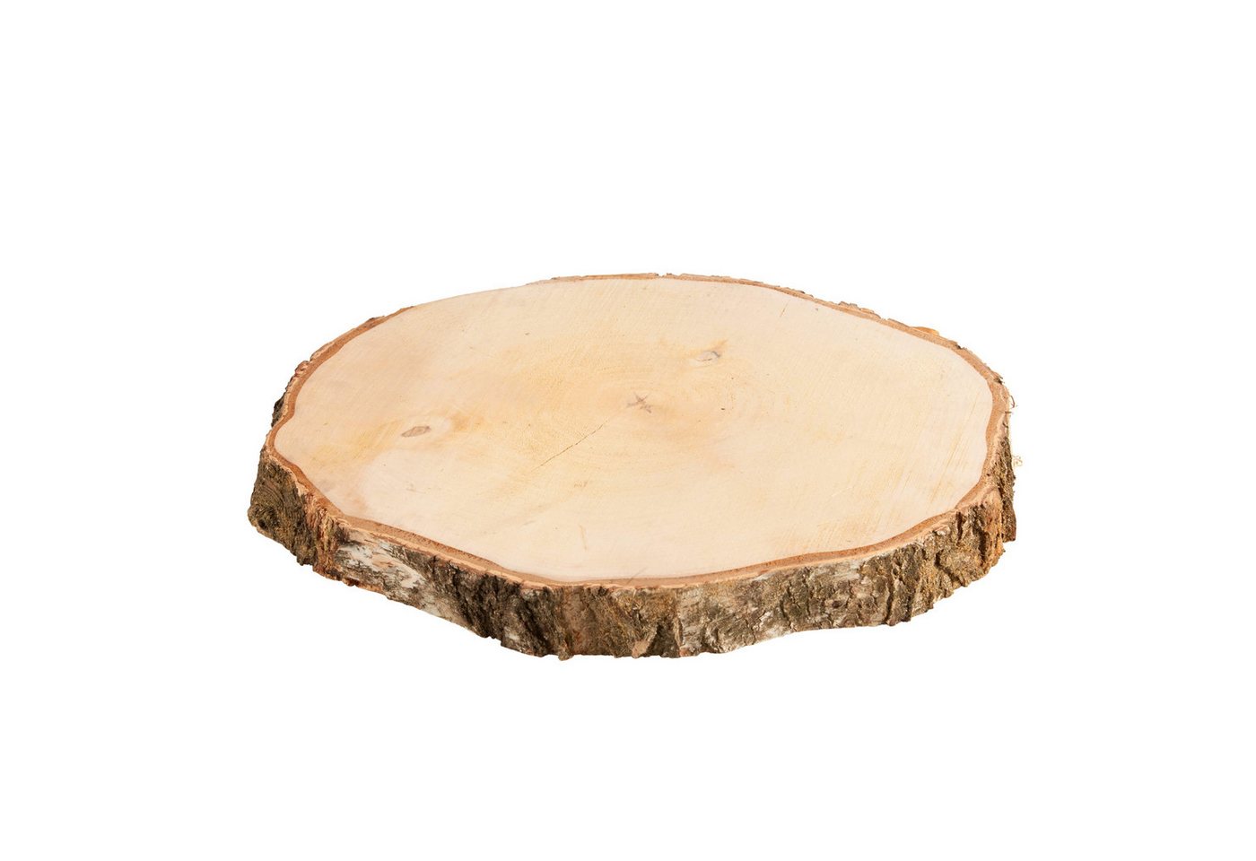 matches21 HOME & HOBBY Bastelnaturmaterial Große 40 cm Baumscheibe 1 Stk. zum Holz-Deko Basteln, (1-tlg), runde Holzscheiben aus massivem EU Birkenholz Bild 4