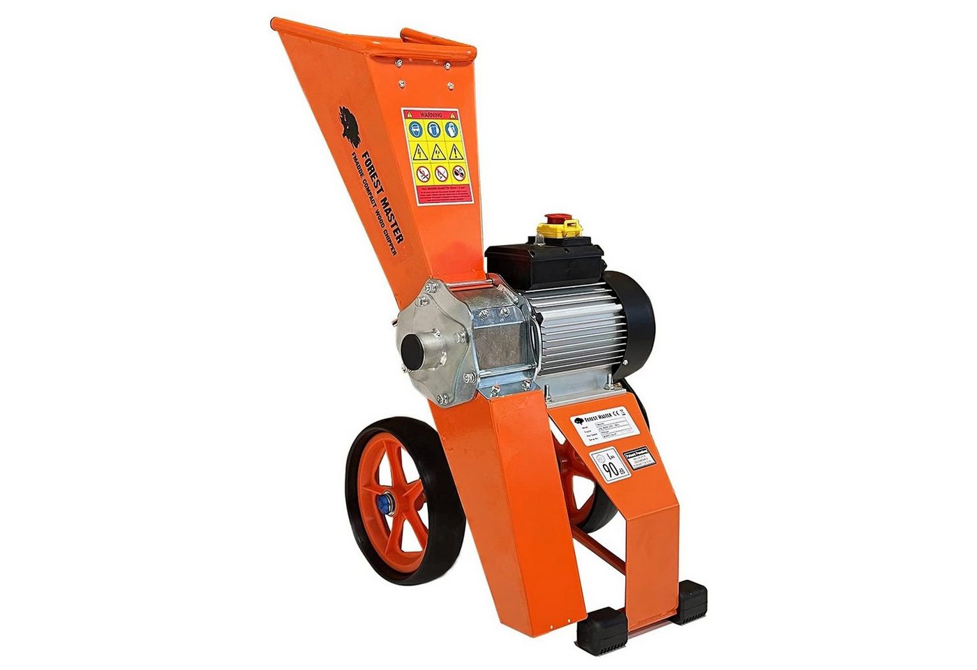 Forest Master Messerhäcksler Elektro Häcksler Mulcher 2800 Watt, 4 PS Direktantrieb FM4DDE-MUL Bild 4