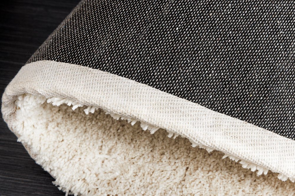riess-ambiente Hochflor-Teppich ORGANIC 180x120cm creme · kuscheliger Teppich in organischer Form, unregelmäßig, Höhe: 25 mm, Wohnzimmer · Indoor · weich & flauschig · Schlafzimmer Bild 4