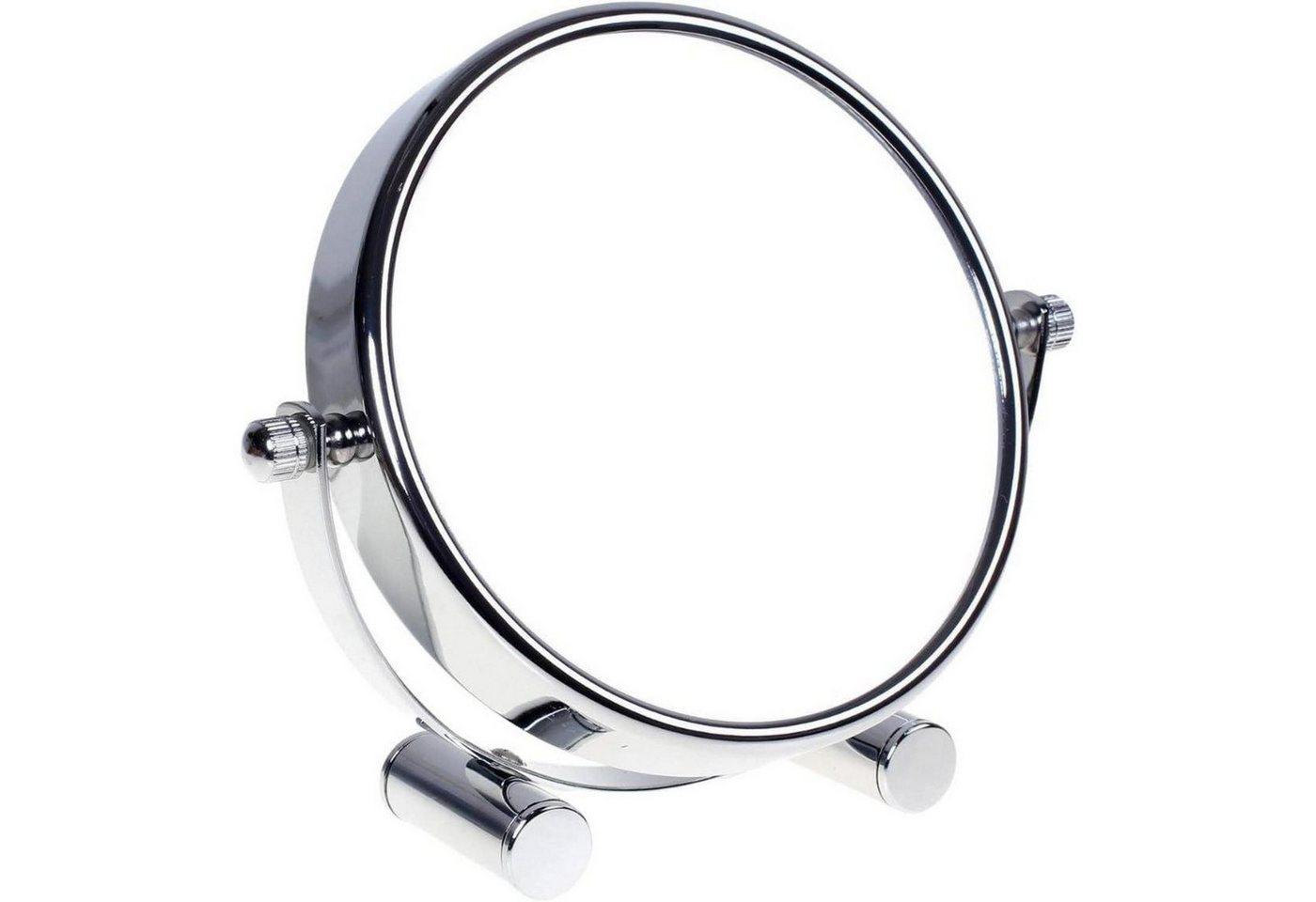 LuxusKollektion Badaccessoire-Set Kosmetikspiegel 360° drehbar 7-fach Vergrößerung Standspiegel