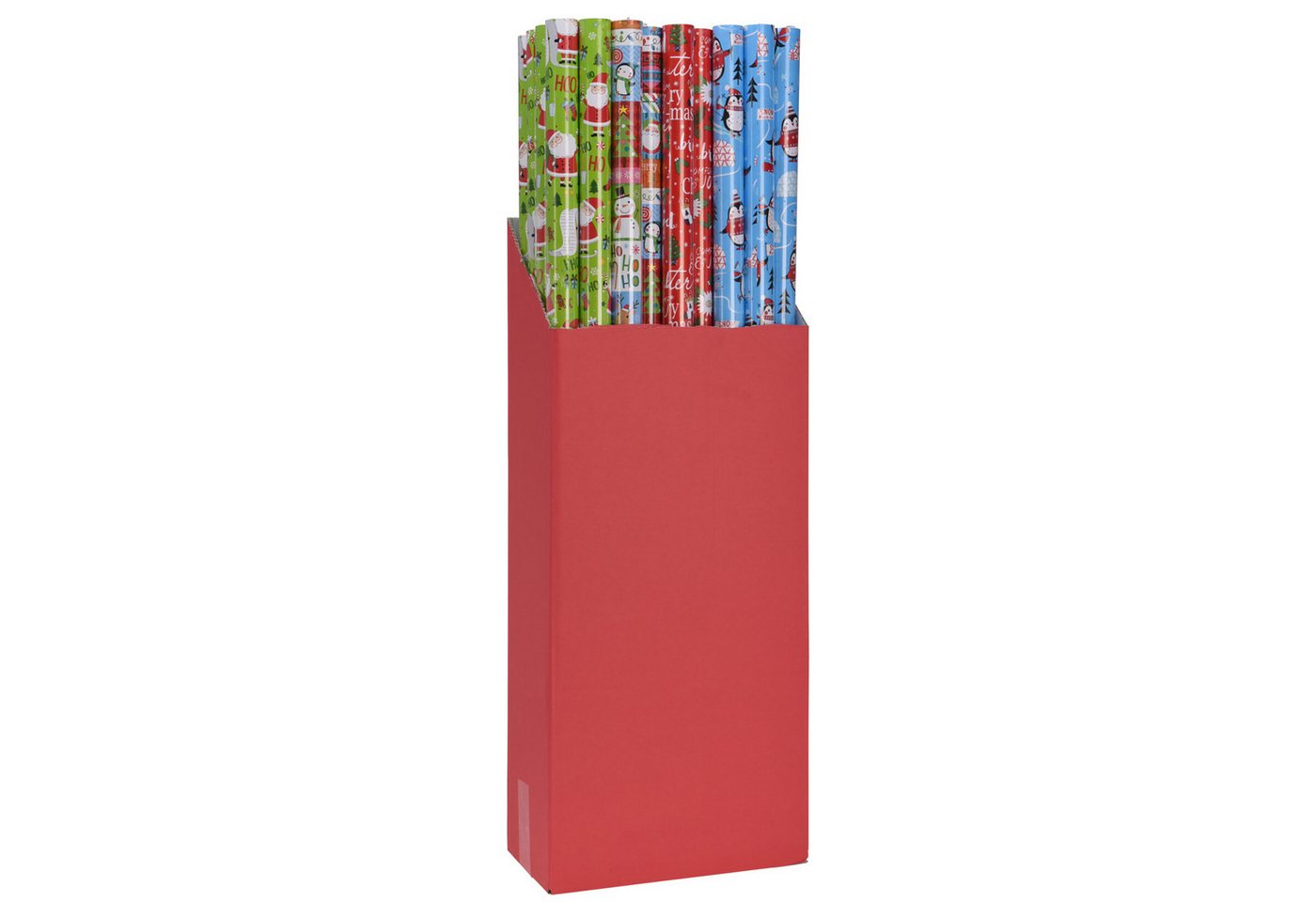 Annastore Geschenkpapier 4 Rollen Geschenkpapier für Weihnachten Weihnachtsgeschenkpapier, Geschenkpapier Weihnachten für Kinder, Pro Rolle 500 x 70 cm Bild 2