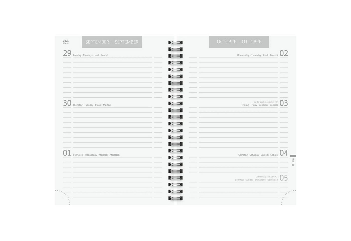 Baier & Schneider Schülerkalender Schülerkalender 2026/2027 "Nope", A5, Karton Bild 2