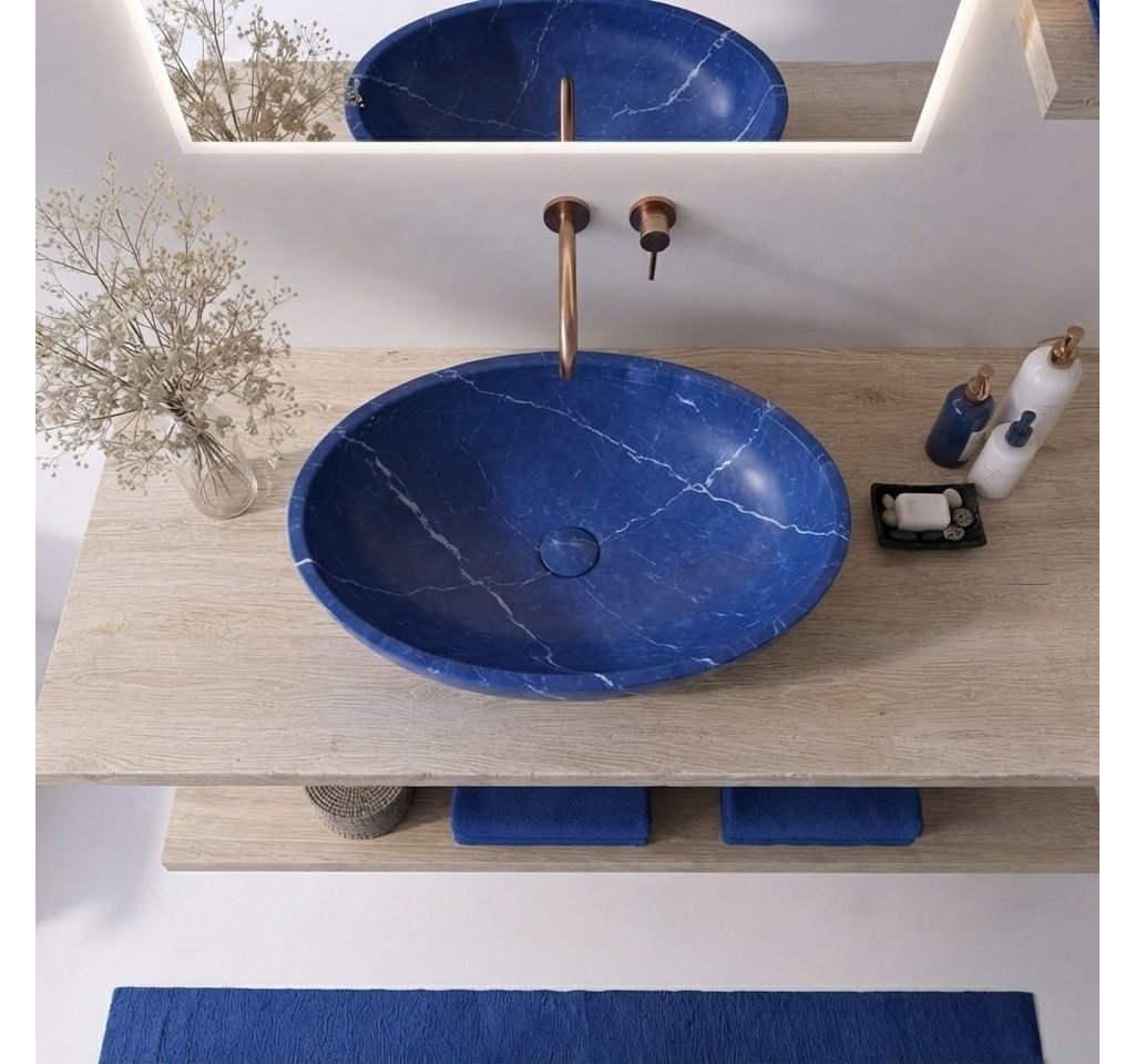 DaoWood Waschtischplatte Nordeiche Weiß aus massiver Eiche, handgefertigt, 4 cm, Baumkante, 40 bis 140 cm,Tiefe 45–46 cm,4 cm Stärke,Baumkant Natur Bild 4