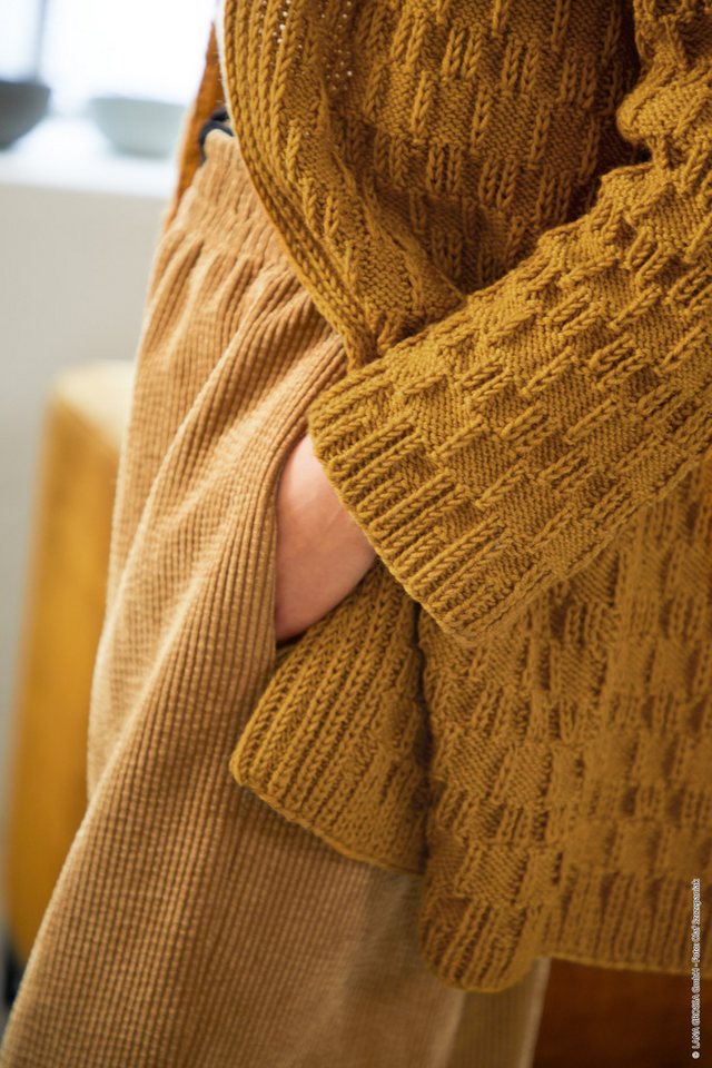 LANA GROSSA COOL WOOL BIG Mélange Extrafeine Merinowolle Häkelwolle, 120 m (Extrafeine Merinowolle für wunderbar weiche Lieblingsstücke, Bringt Zöpfe, Rippen und Strukturmuster ausdrucksstark zur Geltung), 50 g Bild 4