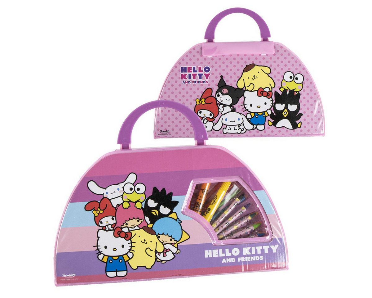 Cerda Kreativset Hello Kitty Ausmal- und Schreibset – Kreatives 50-teiliges Malset, (Mal- und Zeichen-Set für Kinder, Schreib- und Malset mit 50 Teilen) Bild 2