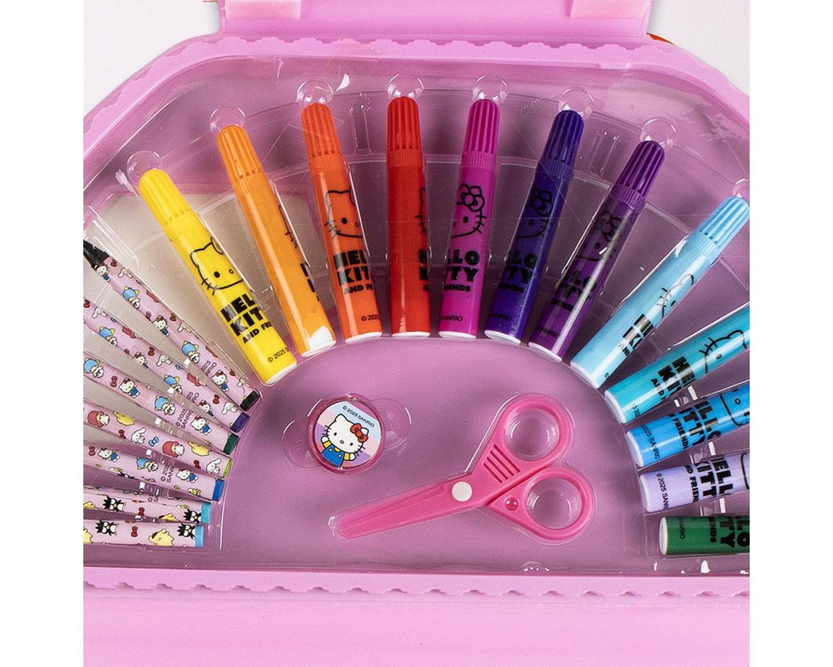 Cerda Kreativset Hello Kitty Ausmal- und Schreibset – Kreatives 50-teiliges Malset, (Mal- und Zeichen-Set für Kinder, Schreib- und Malset mit 50 Teilen) Bild 4