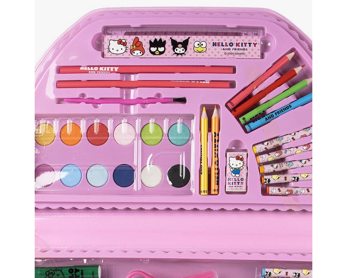 Cerda Kreativset Hello Kitty Ausmal- und Schreibset – Kreatives 50-teiliges Malset, (Mal- und Zeichen-Set für Kinder, Schreib- und Malset mit 50 Teilen) Bild 5