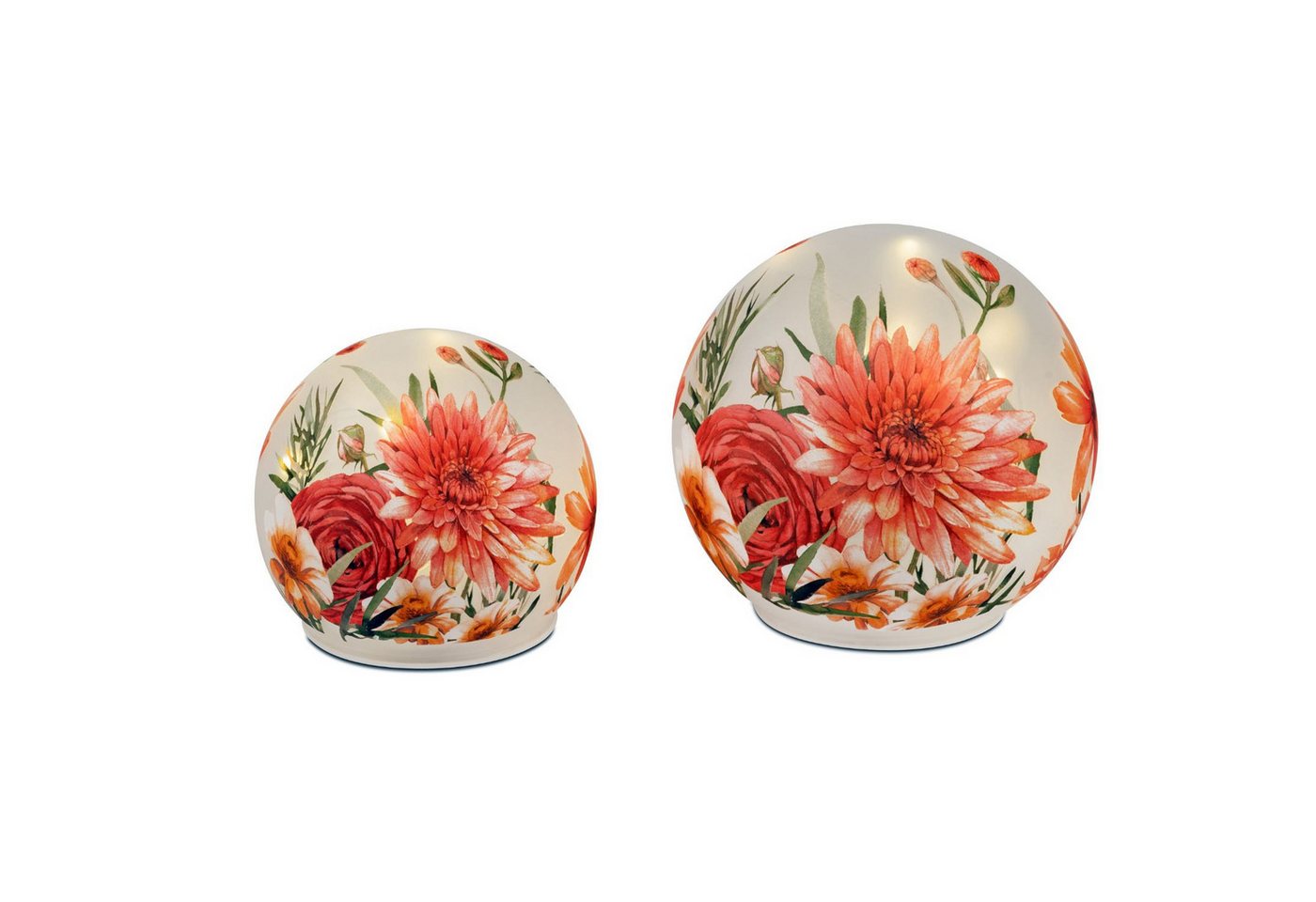 formano Tischleuchte Blumen, LED, mit Timerfunktion, Weiß, Sommerblumen, H: 11cm Bild 3