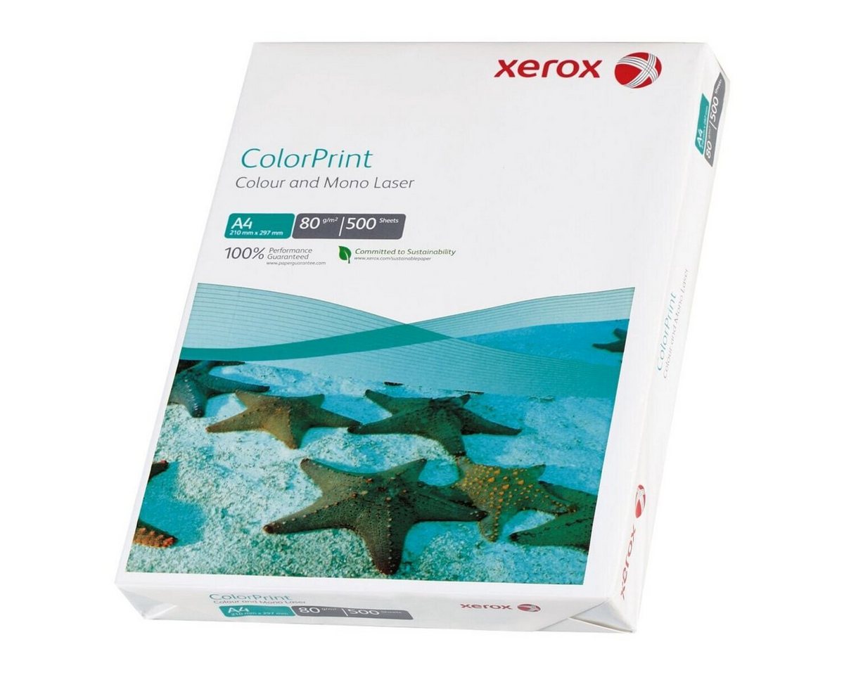 Xerox Farblaser-Druckerpapier ColorPrint, Format DIN A4, 80 g/m², 171 CIE, 500 Blatt Bild 2