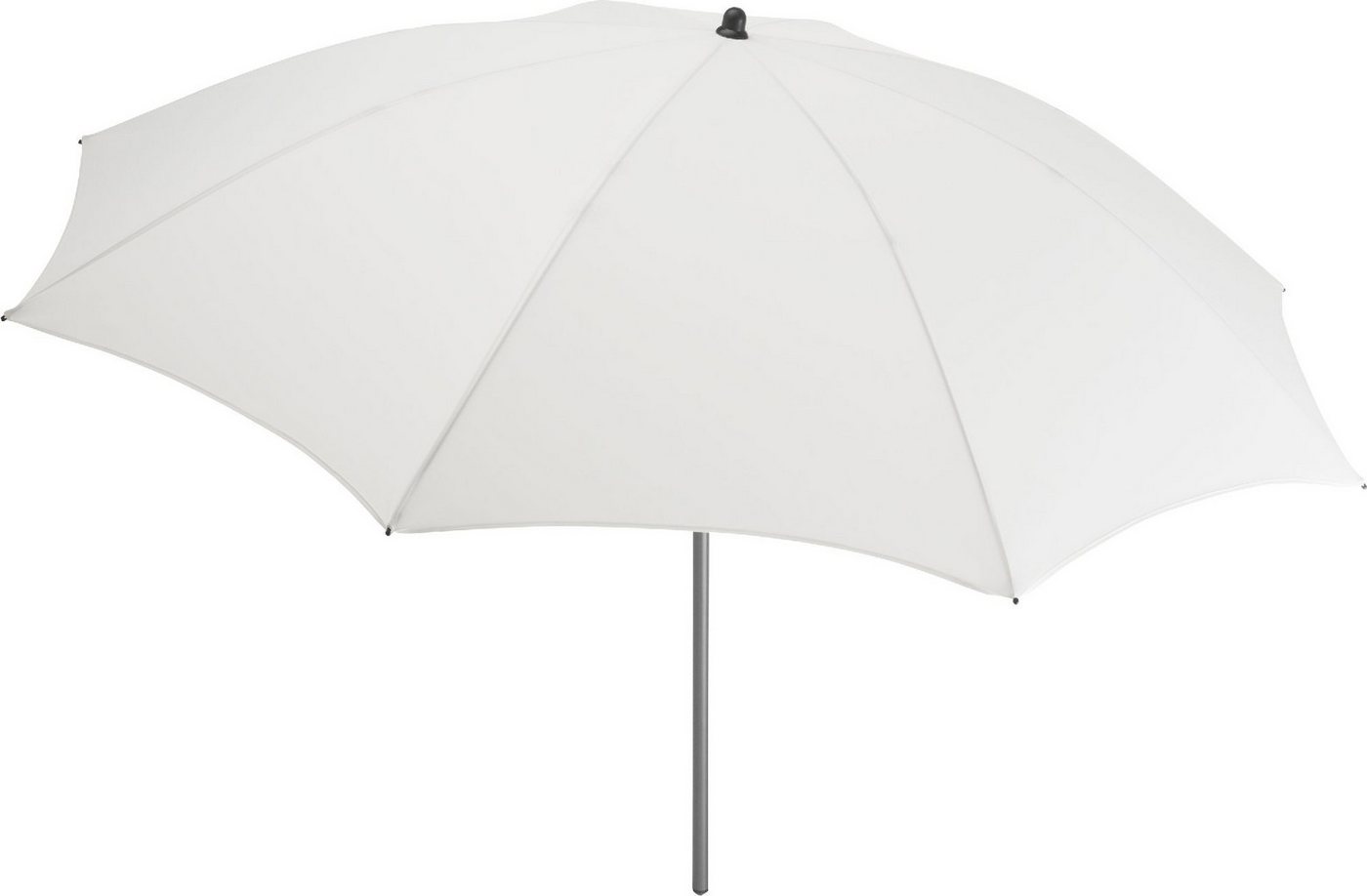 FARE Sonnenschirm L, Ø 200 cm, Titan-Finish, UPF 50+, höhenverstellbar, knickbar, Fiberglasschienen, Tragefutteral Bild 2