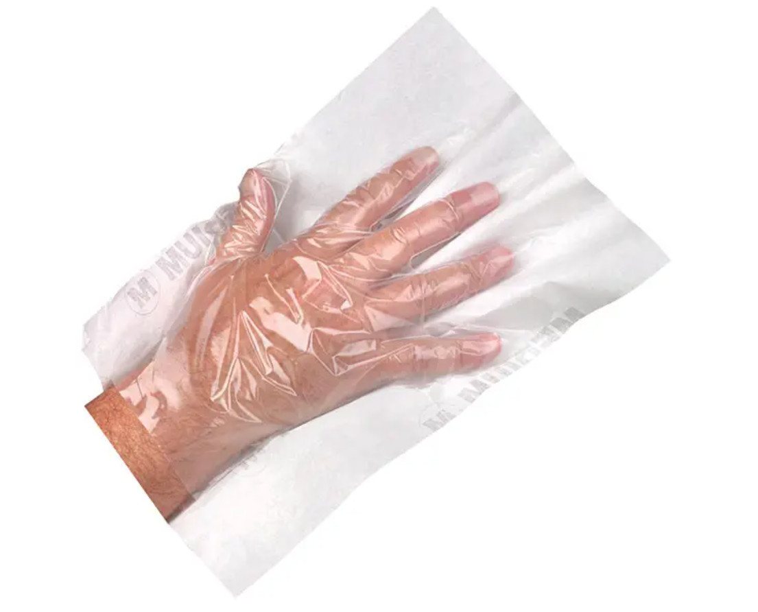 DocMed Einweghandschuhe Soft-Hand Copolymer - unsteril (Pflegehandschuhe, 100-St., Unsteril Untersuchungshandschuhe, Flexibel und komfortabel) Praktische Verpackung:, Leichtes Anziehen Bild 2