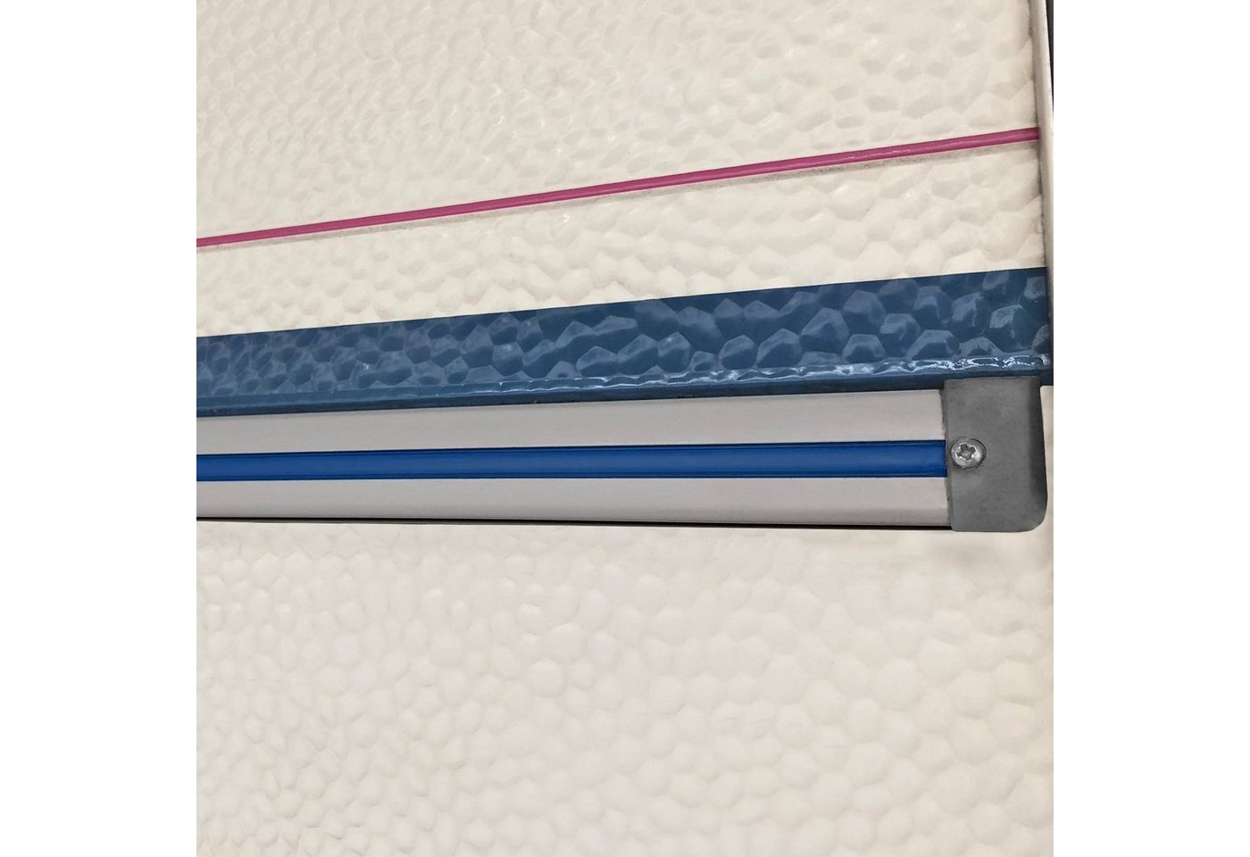 Wamovo Keder 30 Meter (3x10 m) Kederband 12 mm blau Kunststoff Leistenfüller Bild 4