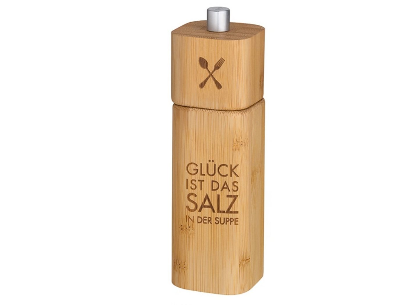 Räder Salzmühle Salzmühle Glück ist das Salz in der Suppe 15cm Bild 2