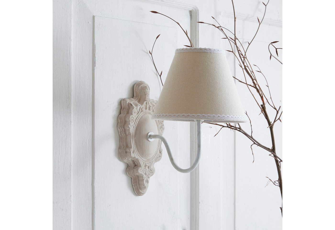 Mirabeau Wandleuchte Wandlampe Ascoux antikbeige Bild 2