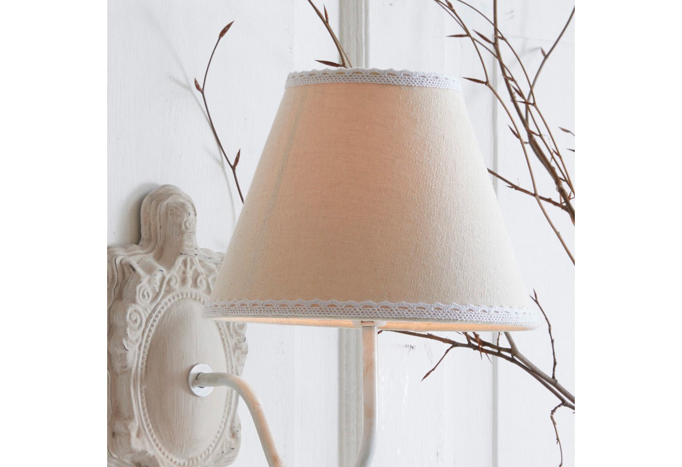Mirabeau Wandleuchte Wandlampe Ascoux antikbeige Bild 3